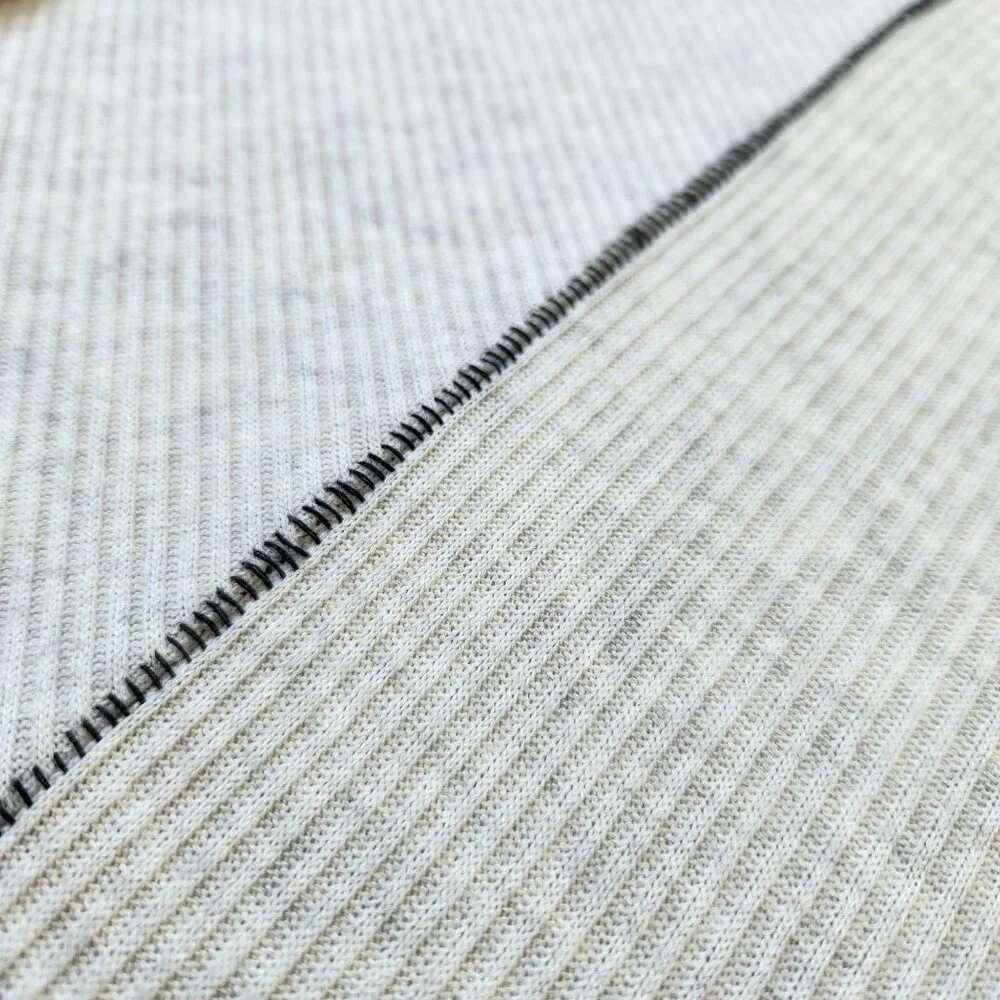 Rag & Bone The Knit Ribbed Dress Long Sleeve Grey Cute Soft Sporty Comfy Small - Picture 5 of 9